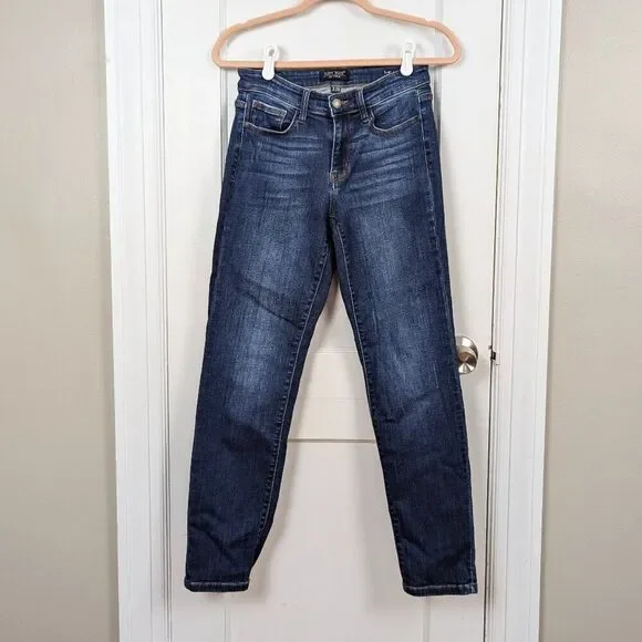 Judy Blue | Dark Wash Straight Leg Denim Jeans Size 3/26 - Picture 1 of 9
